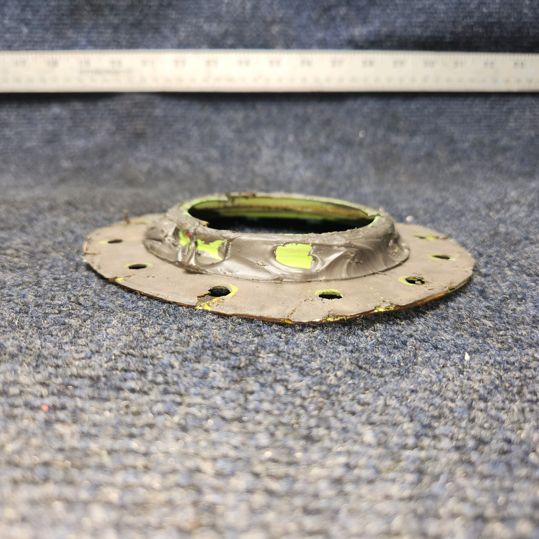 Used aircraft parts for sale, 169-380024-3 Beechcraft A24R Fuel Cap Adapter