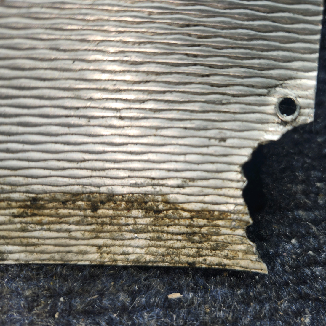 Used aircraft parts for sale, 76129-007 Piper PA28-161 Cabin Heat Duct Rear Assy - RH