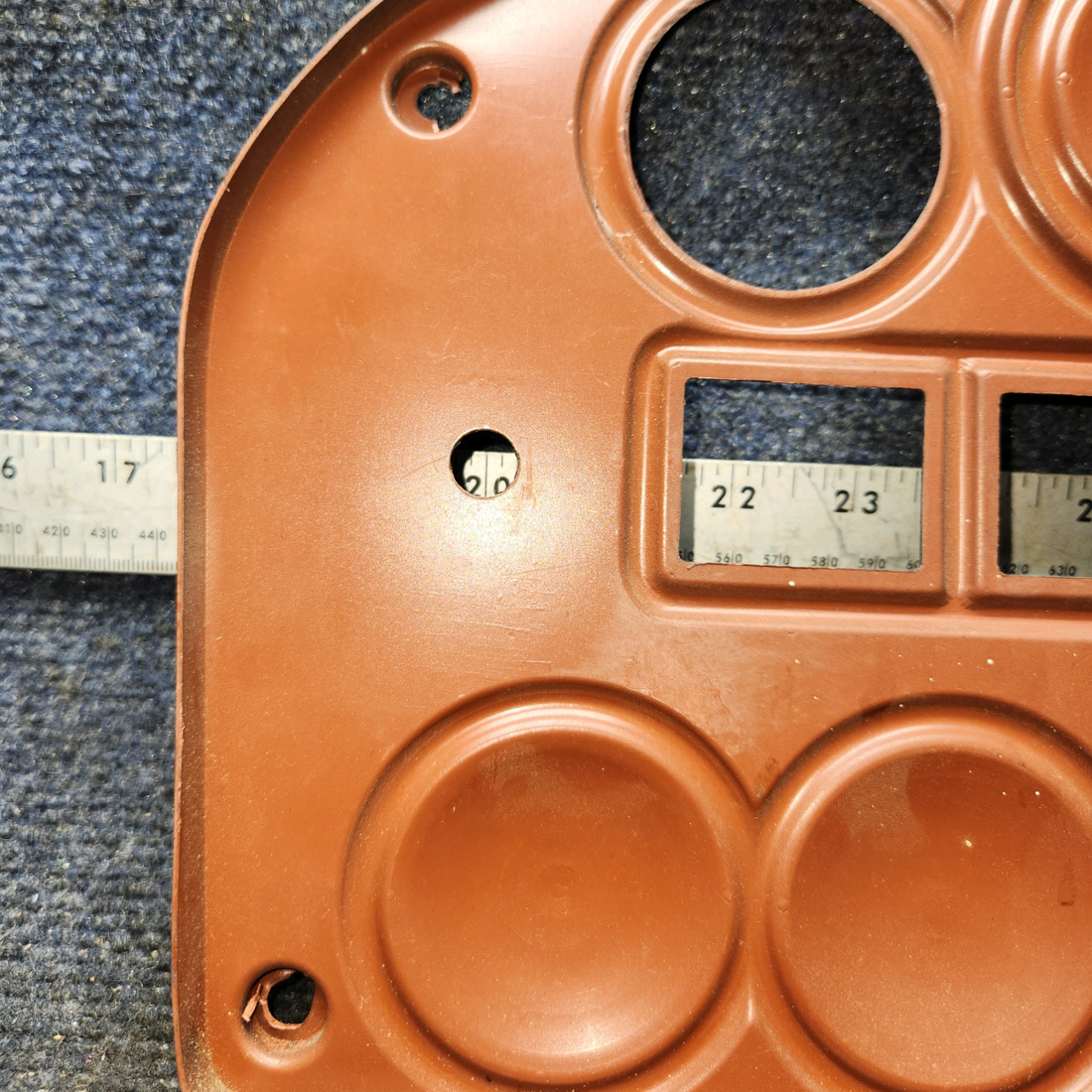 Used aircraft parts for sale, 0513319-4 Cessna 172F Engine Instruments Cover