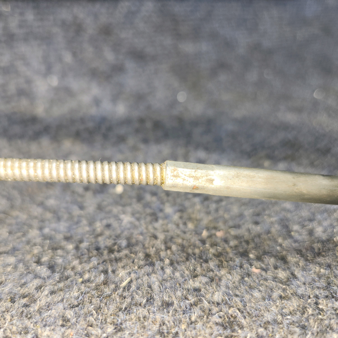 Used aircraft parts for sale, 35-380051-21 Beechcraft A24R Control Cable Cabin Head Assembly