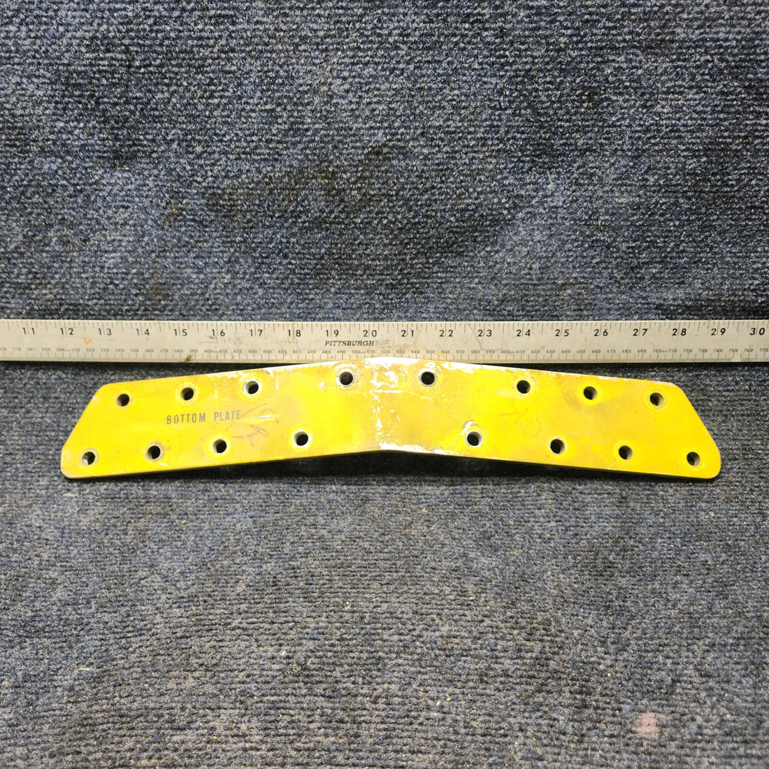 Used aircraft parts for sale, 20433-000 PIPER PA-24-250 Plate Main Spar Lower Attachment