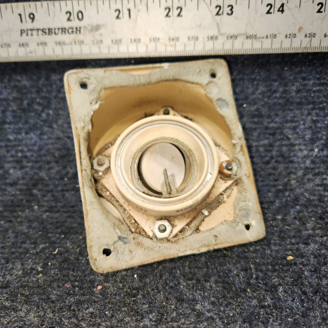 Used aircraft parts for sale, 169-554006-71 Beechcraft A24R Lower Outlet Plenum Assembly - PRICE PER EACH -  "SEE PHOTOS FOR DETAILS"