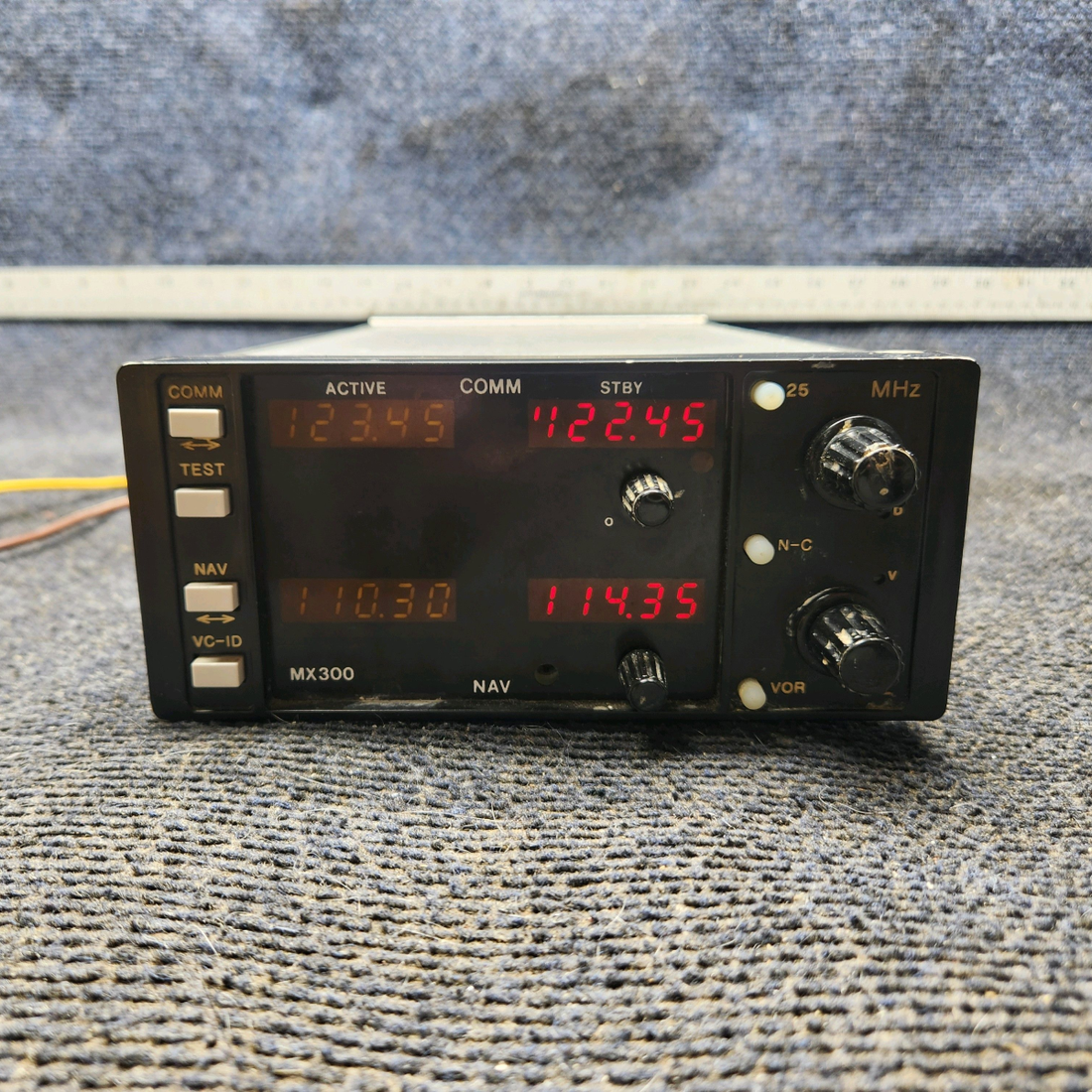 Used aircraft parts for sale, MX300 TKM cessna 150G NAV/COMM 14 VDC with Tray and Connectors