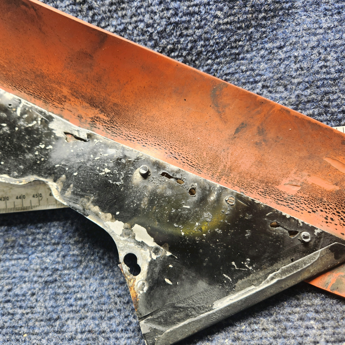 Used aircraft parts for sale, 63614-05 Lycoming O-320 Piper PA28-140 Baffle Assembly Left Side Rear