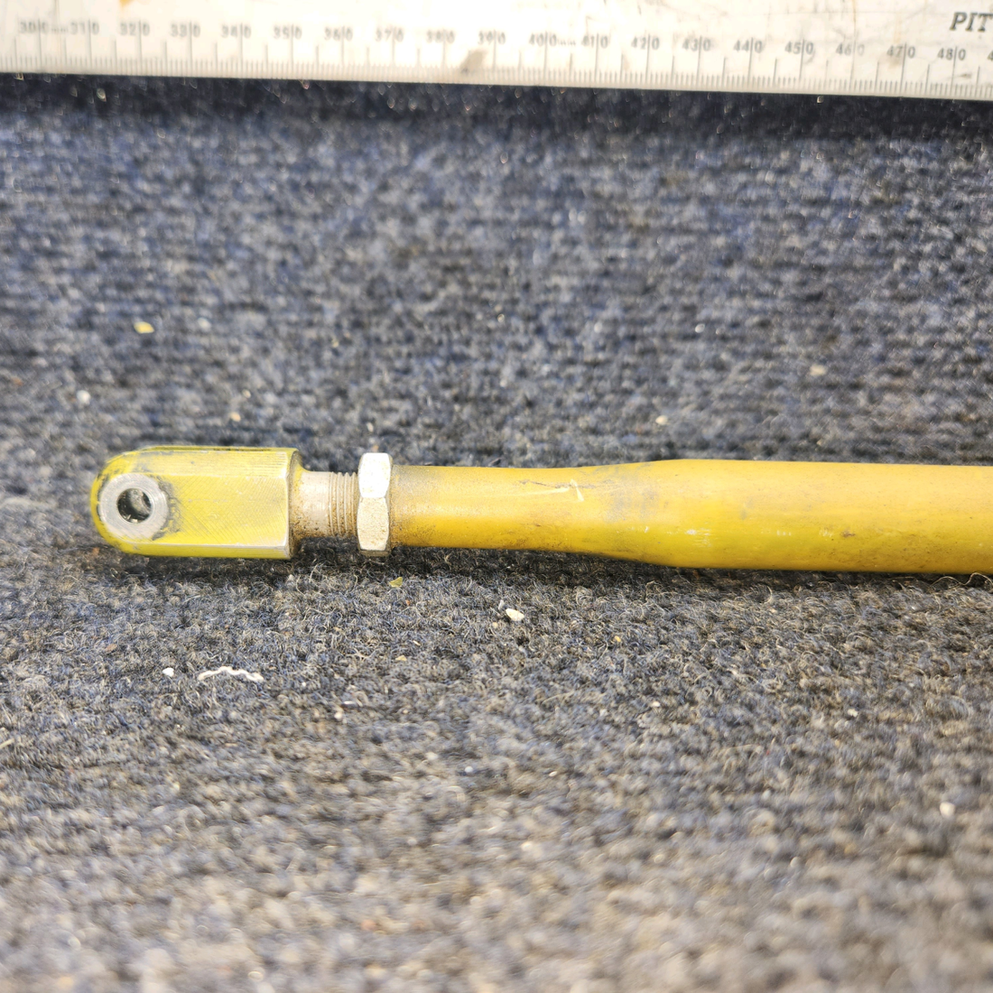 Used aircraft parts for sale, 35-524144-8 Beechcraft 35-33 Rudder Pedal Push Rod Tube