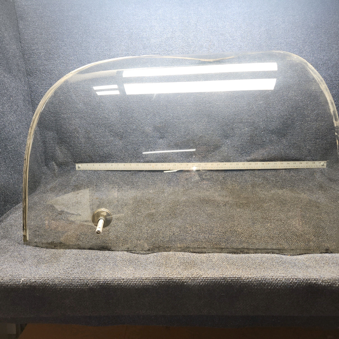 Used aircraft parts for sale, 69220-022 Piper PA32RT-300 Tinted Windshield with OAT Gauge - LH (0.1440")