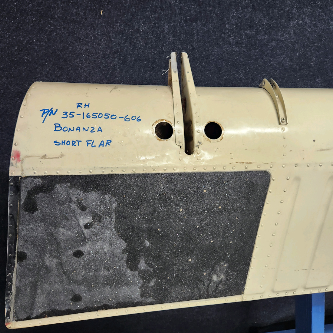 Used aircraft parts for sale, 35-165050-606 Beechcraft BONANZA 35 FLAP ASSEMBLY RH