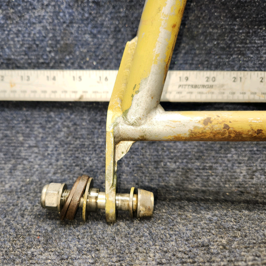 Used aircraft parts for sale, 169-810027-2 Beechcraft A24R Main Gear Retract Brace RH