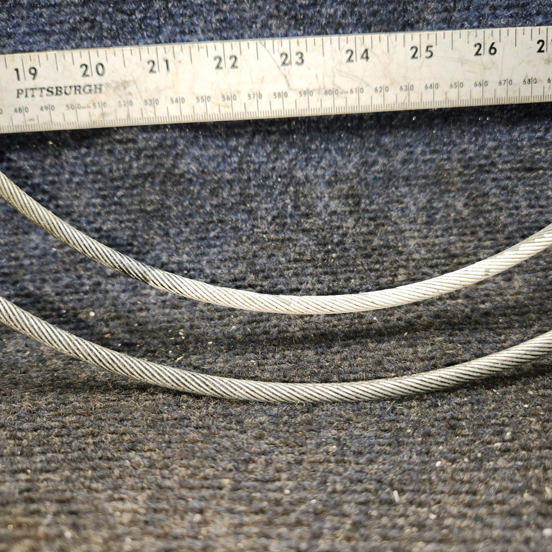 Used aircraft parts for sale, 455-357 Piper PA32RT-300 Mixture Control Cable (113-1/2")