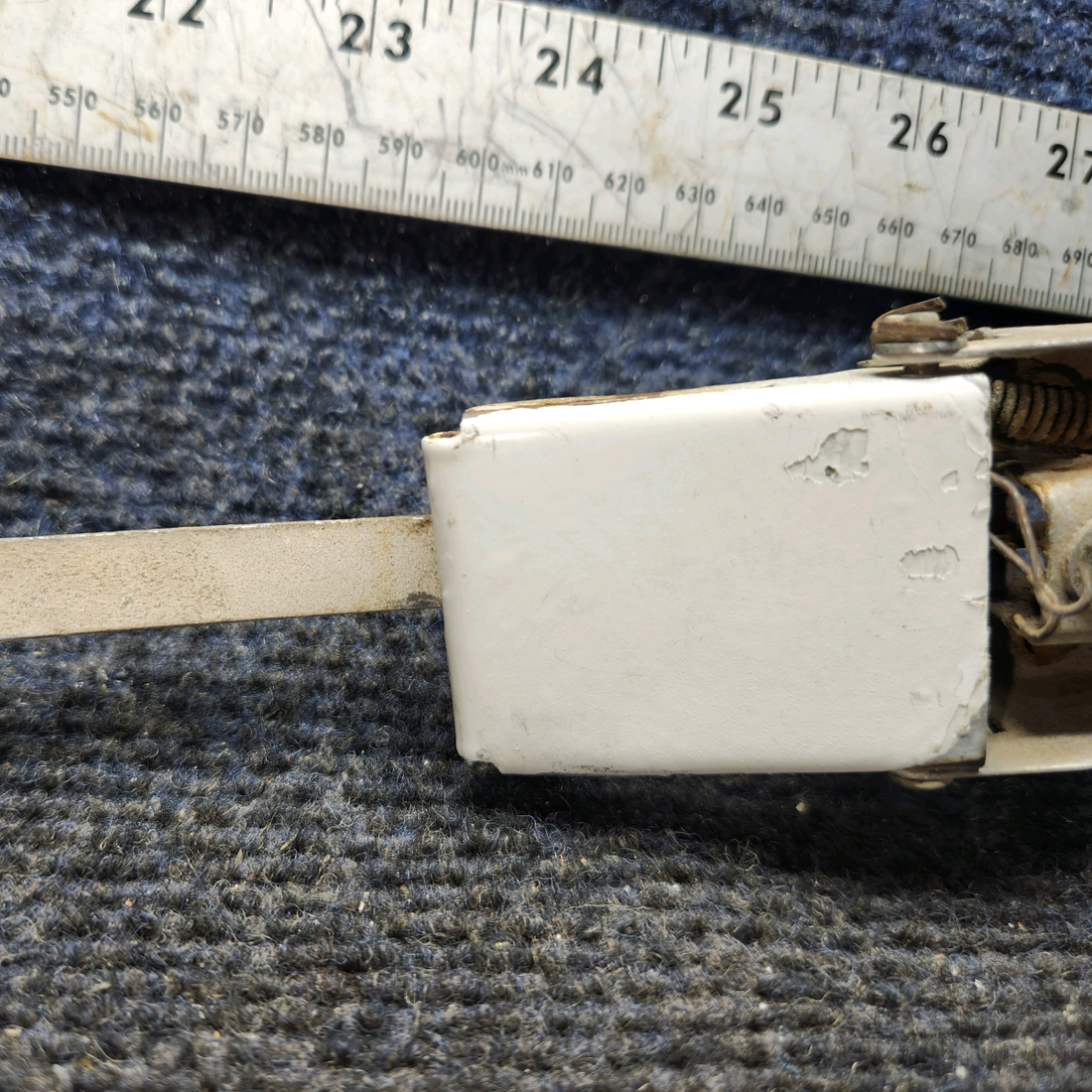 Used aircraft parts for sale, 0511112-17 Cessna 172 Cabin Door Latch Assembly "Has Repair"