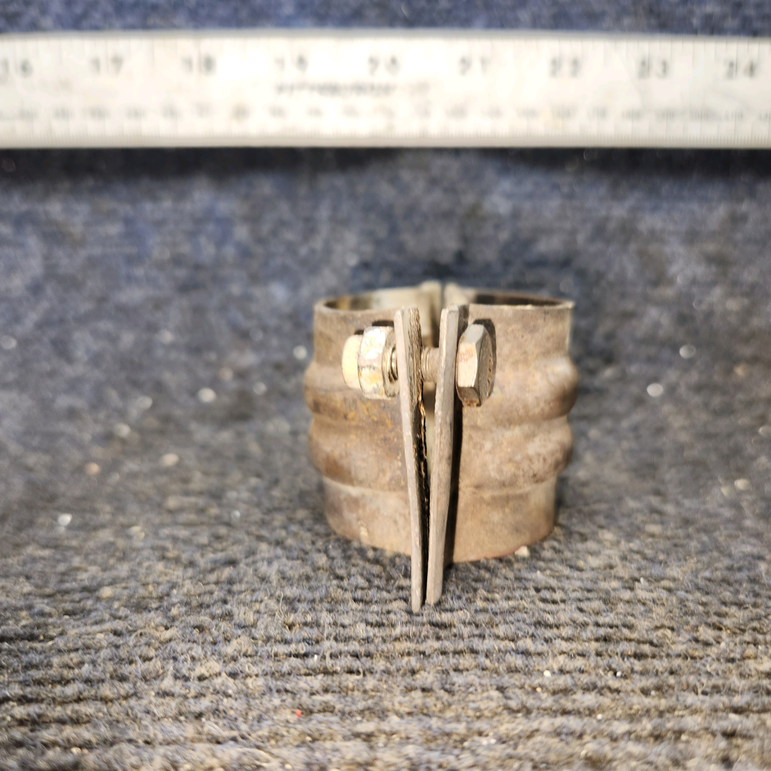 Used aircraft parts for sale, 0550176-50 Cessna 172E Exhaust Clamp Assy