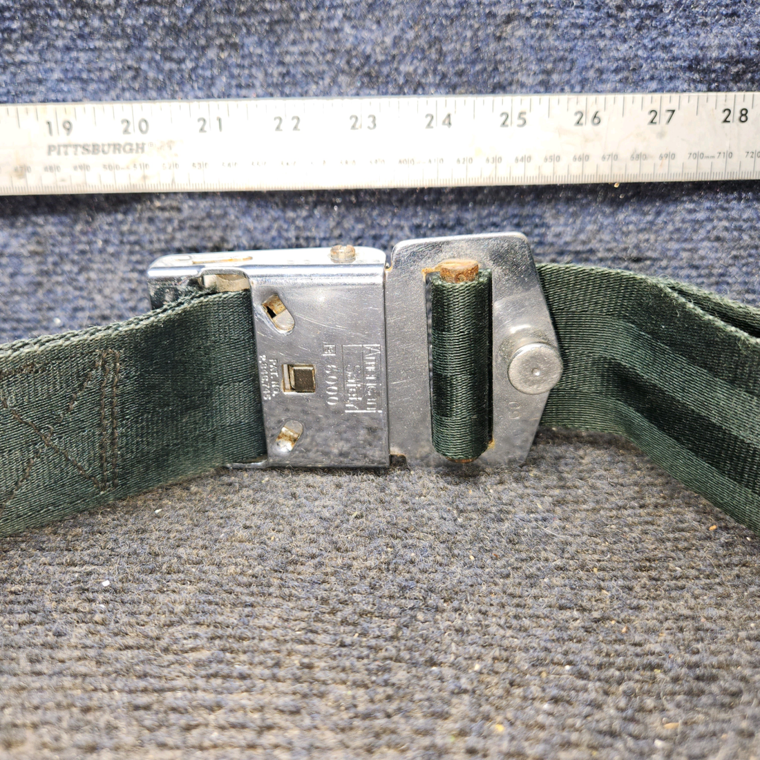 Used aircraft parts for sale, 502985-401 America Safety Beechcraft C23 SUNDOWNER Safety Seat Belt