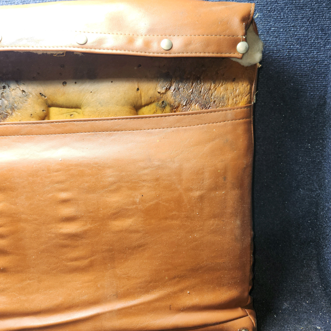 Used aircraft parts for sale, 33-530000-95 Beechcraft 35-33 Aft Seat Cushion Assy Bottom
