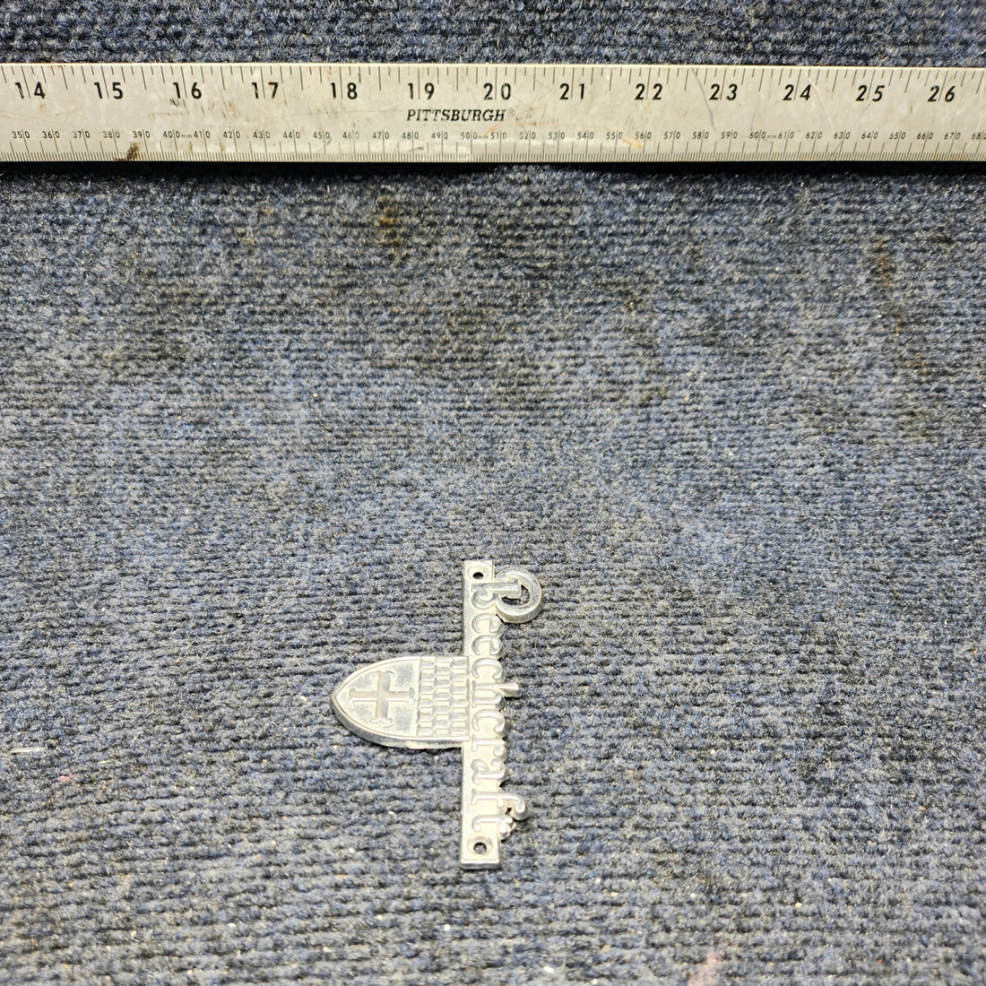 Used aircraft parts for sale, 130071 Beechcraft A23A Musketeer Custom III BEECHCRAFT EMBLEM