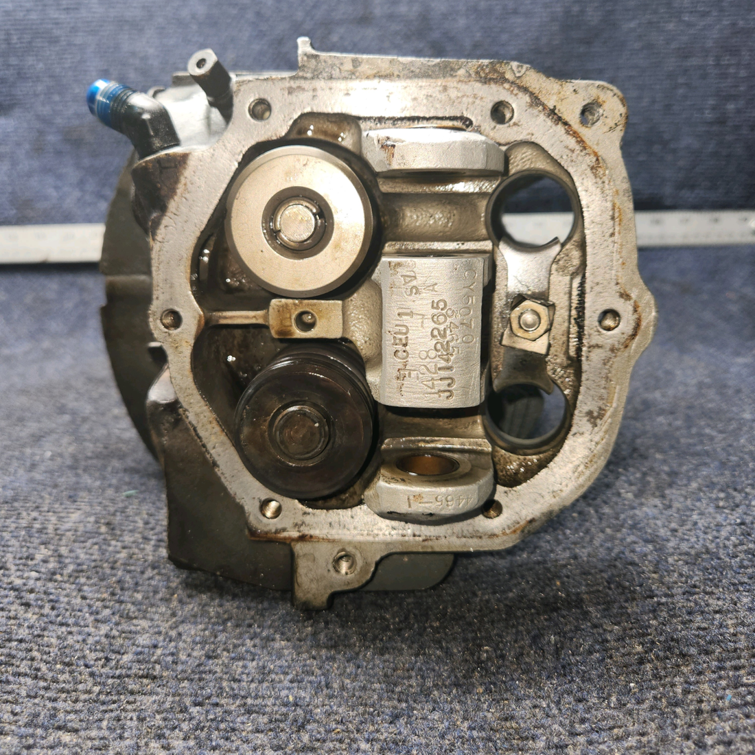 Used aircraft parts for sale, LW-12416 Lycoming O-320-D2A Piper PA28-140 Cylinder Wide Deck Chrome with High-Compression Piston