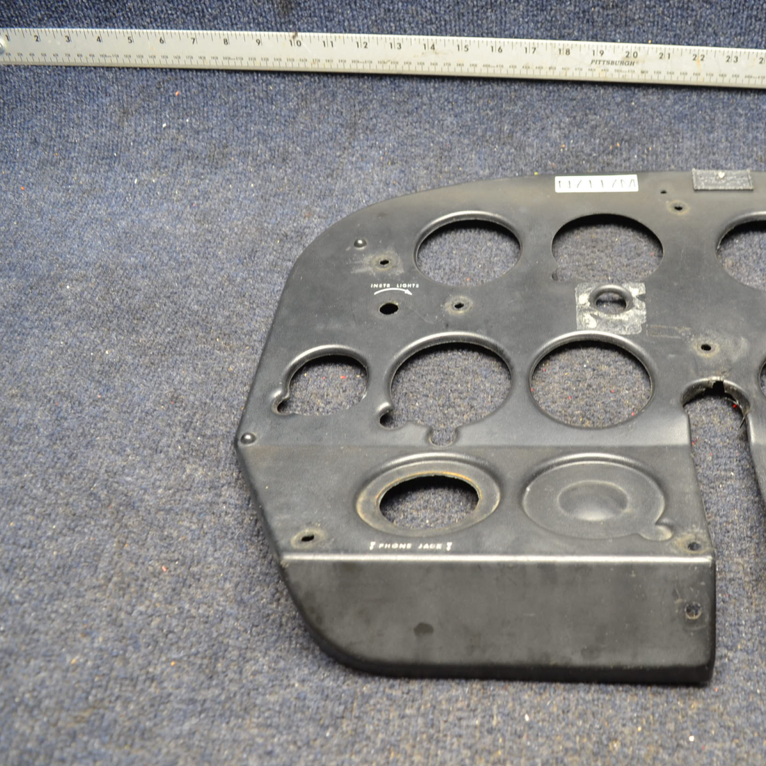 Used aircraft parts for sale, 0513133-2 Cessna C175 LH SIDE INSTRUMENT PANEL PLASTIC COVER
