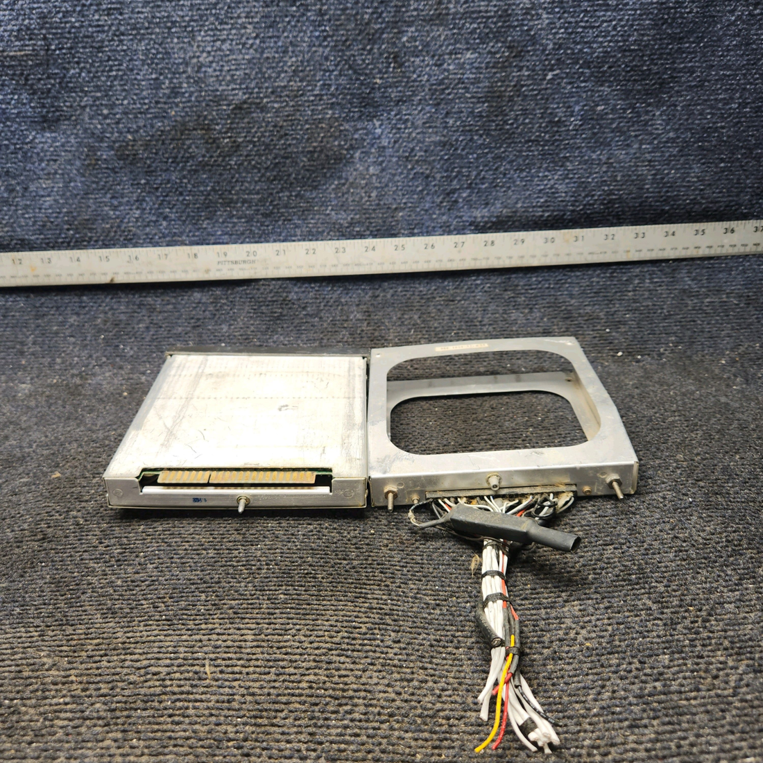 Used aircraft parts for sale, 066-1055-03 King KMA24 Cessna 172 Audio Selector Panel With Tray and Connector