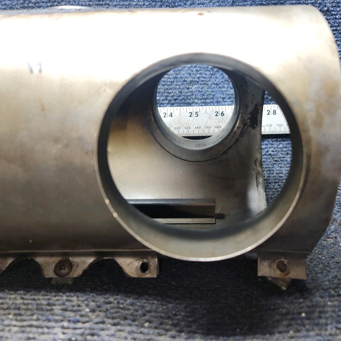 Used aircraft parts for sale, 0550176-38 Cessna 172E Shroud Assy Exhaust - RH