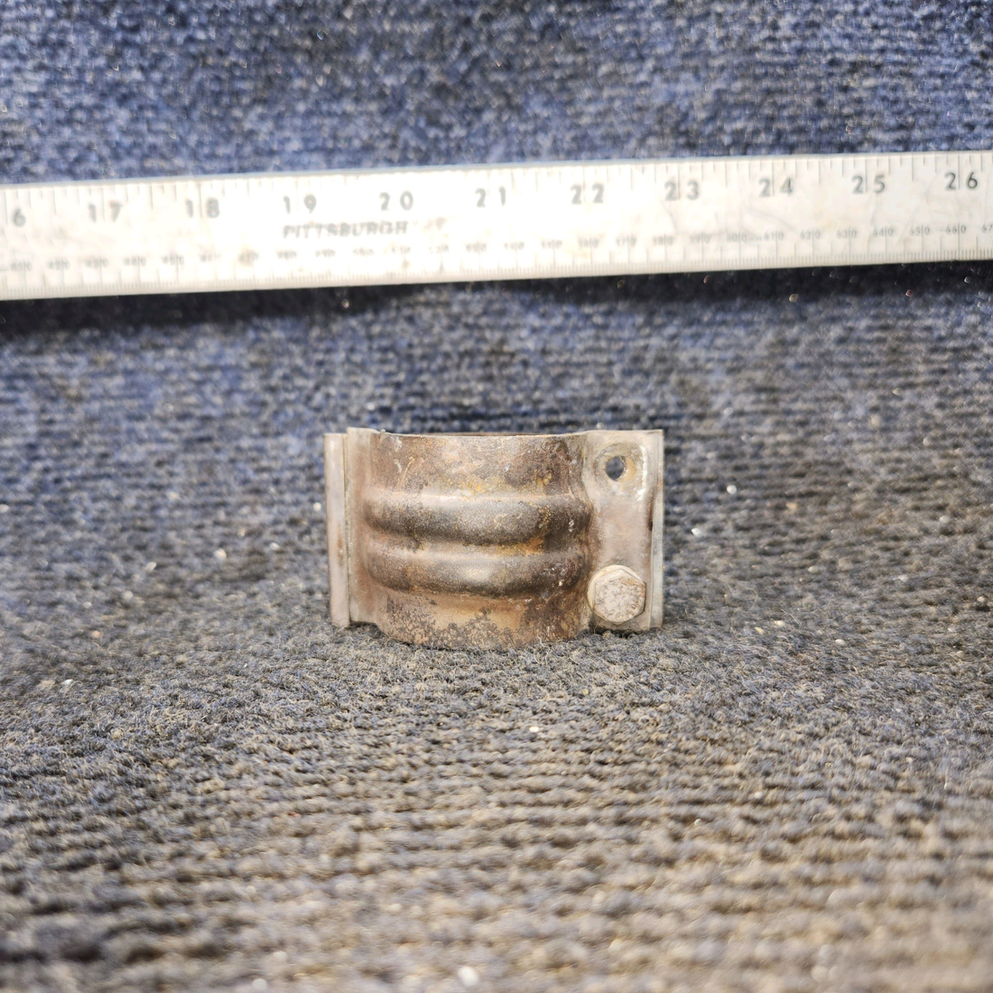 Used aircraft parts for sale, 0550176-50 Cessna 172E Exhaust Clamp Assy
