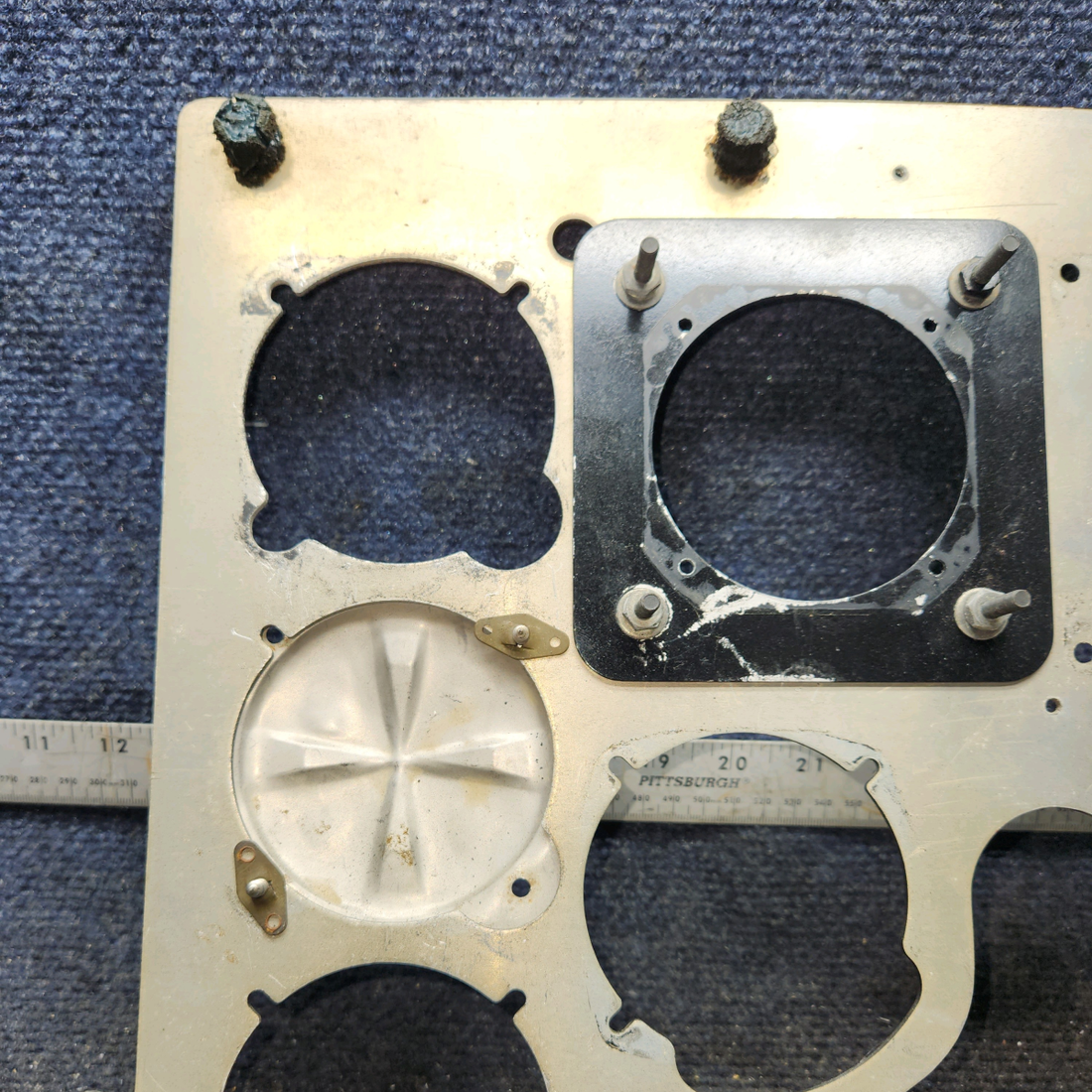 Used aircraft parts for sale, 0513316-3 Cessna 172F Instrument Shock Panel