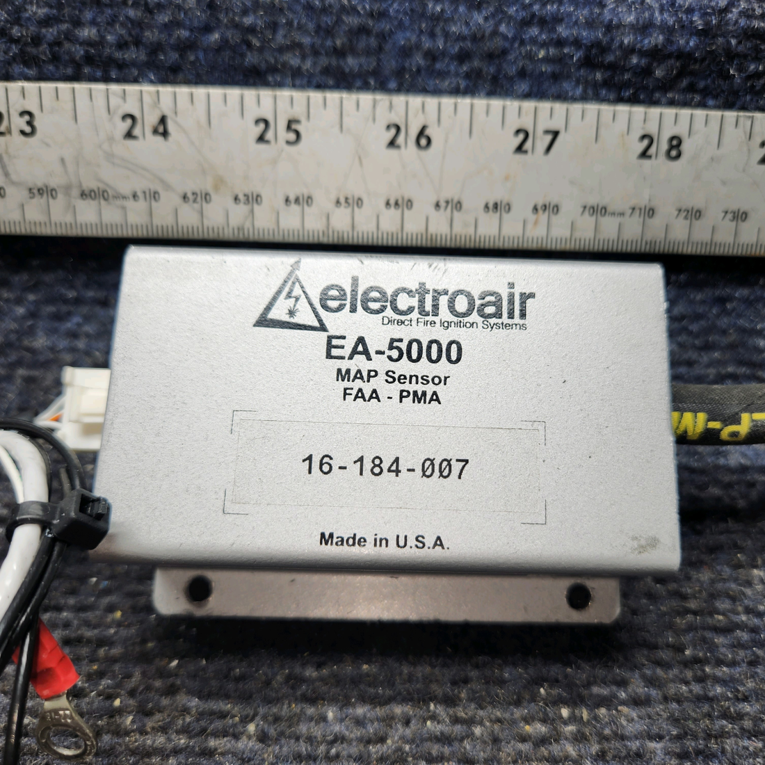 Used aircraft parts for sale, 16-184-007 ElectroAir EA-5000 Piper PA28-161 EA-5000 Map Sensor