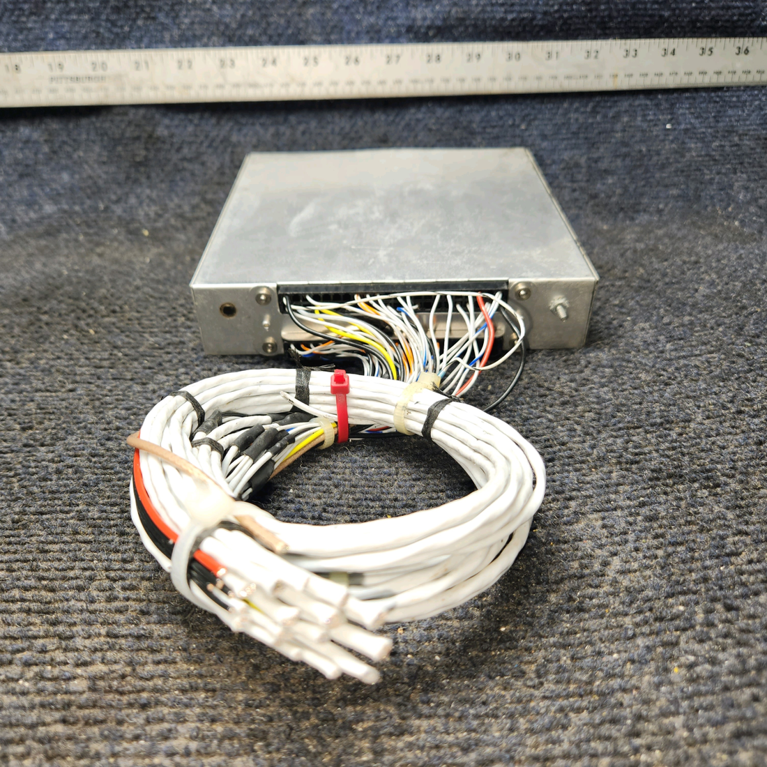 Used aircraft parts for sale, PMA7000 PS Engineering PMA7000M-S Piper PA28-161 Audio Panel with Tray and Connector