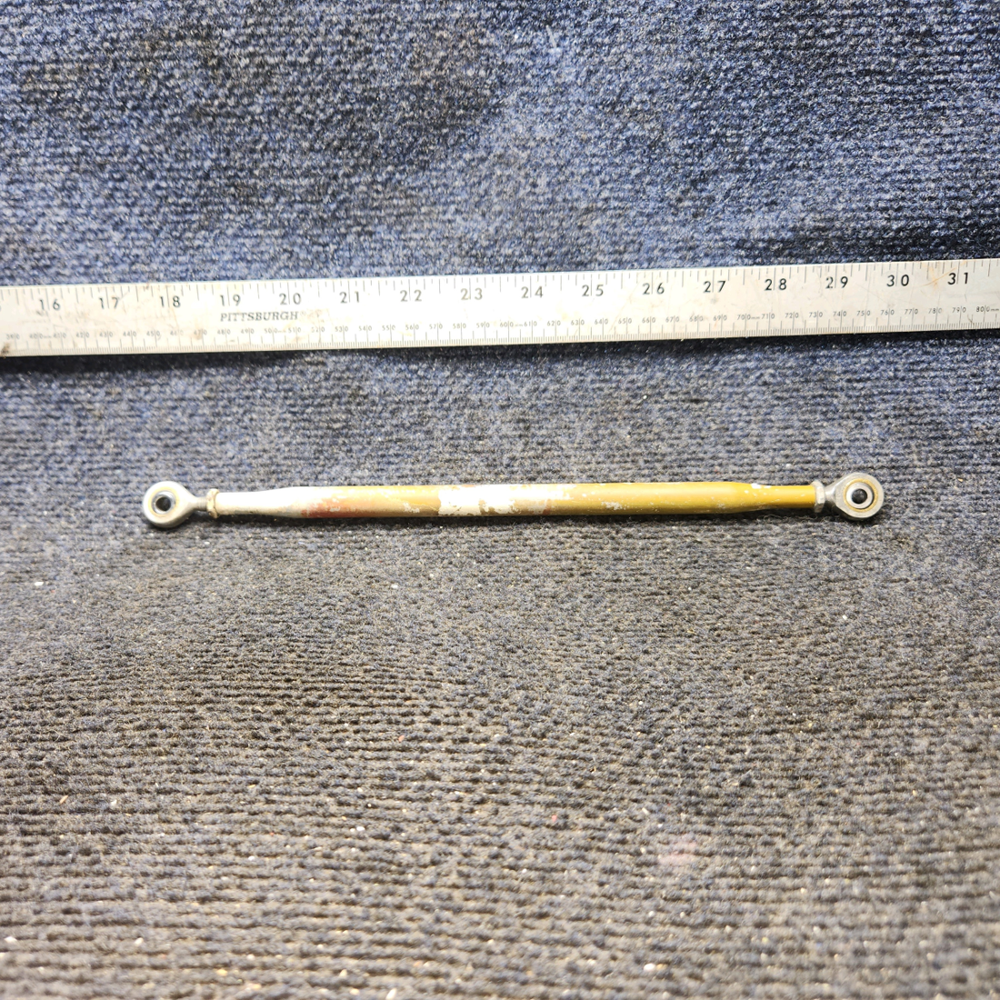 Used aircraft parts for sale, 35-521152-12 BEECHCRAFT F35 Aileron Control Rod Assembly