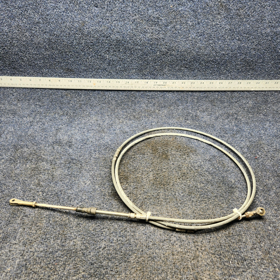 Used aircraft parts for sale, 455-357 Piper PA32RT-300 CONTROL CABLE MIXTURE (113-1/2")