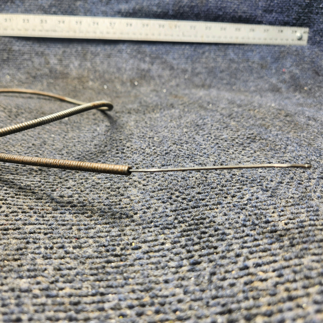 Used aircraft parts for sale, S1239-15 Cessna 172E Cabin Heat Control Cable (Length: 47")