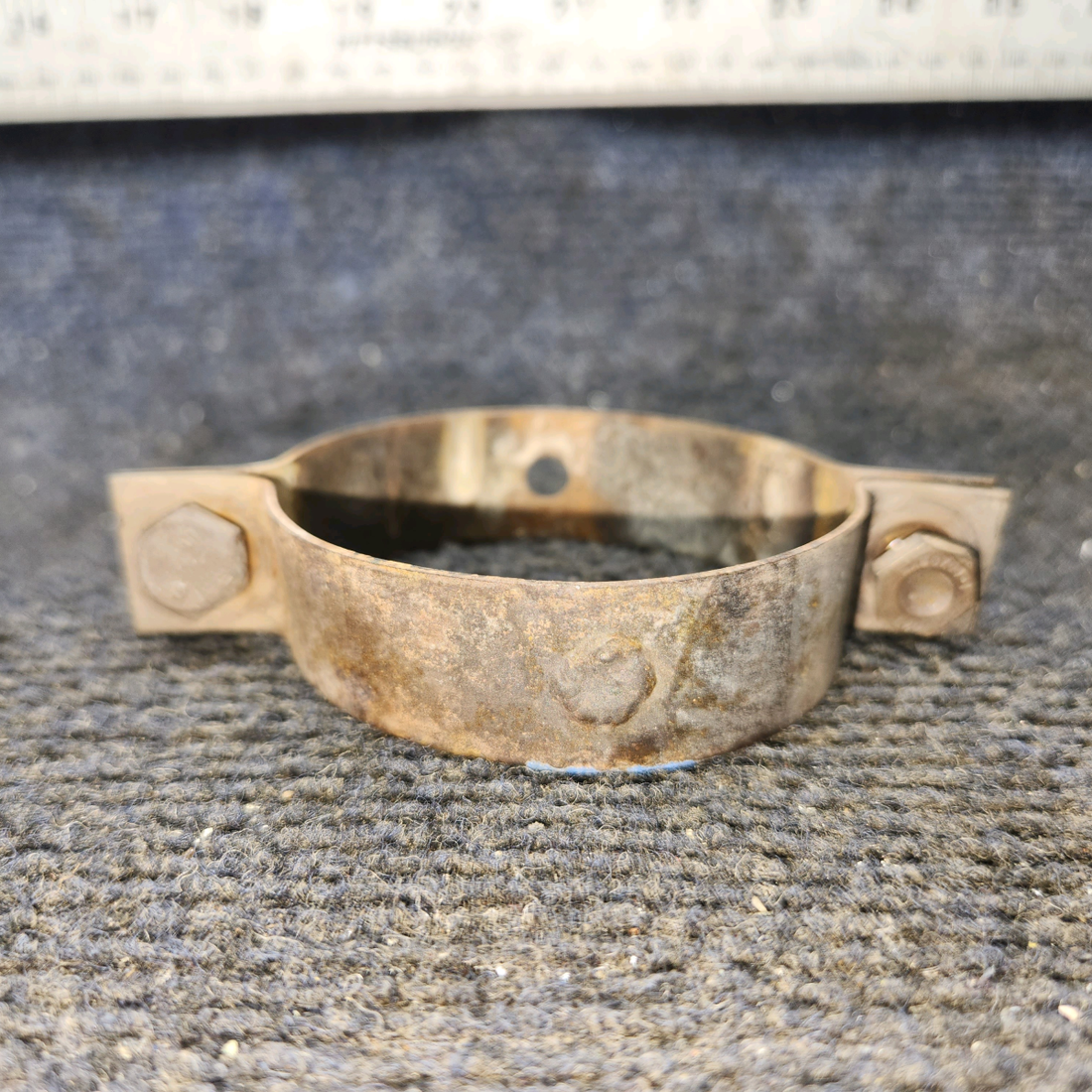 Used aircraft parts for sale, 0550176-31, 0550176-26 Cessna 172E Tailpipe Clamp Assembly