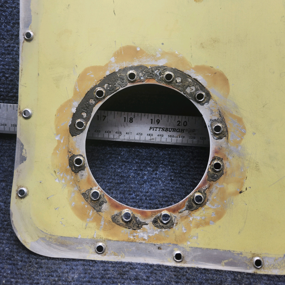 Used aircraft parts for sale, 95-110041-61 Beechcraft F33A DOOR ASSY FUEL ACCESS LH