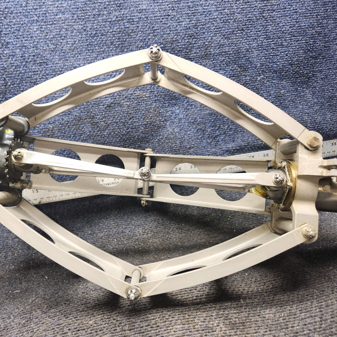 Used aircraft parts for sale, 35-524041 Beechcraft 35-33 Control Column Assy w/ Hanger, Knees, Links