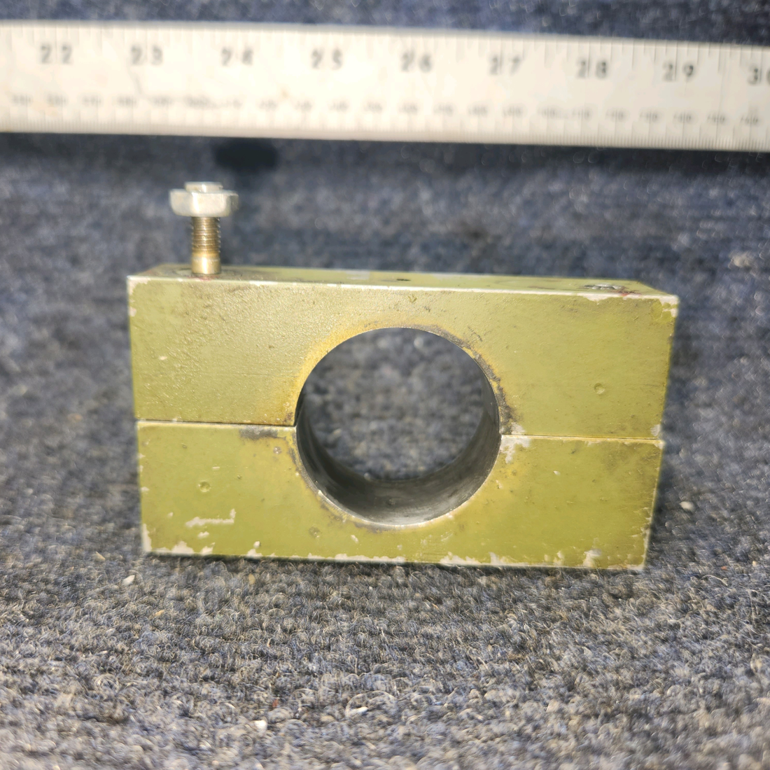 Used aircraft parts for sale, 62745-000 Piper PA28-140 Pillow Block Torque Shaft Support