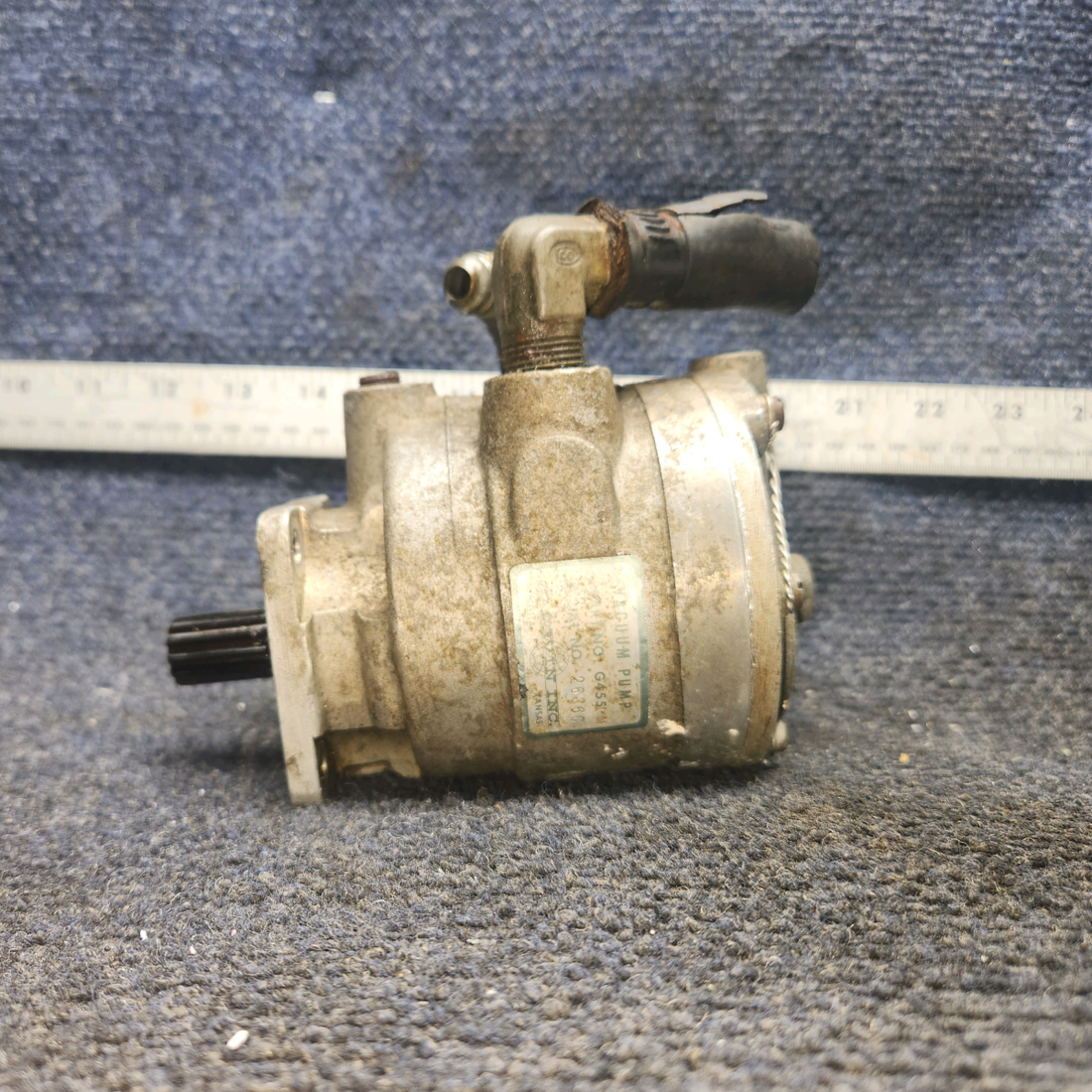 Used aircraft parts for sale, G455P-M Garwin Cessna 172F Vacum Pump