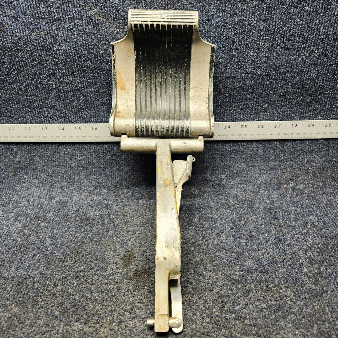 Used aircraft parts for sale, 35-524011 AND 35-524060-2 BEECHCRAFT F35 RUDDER PEDAL AND PEDAL ARM