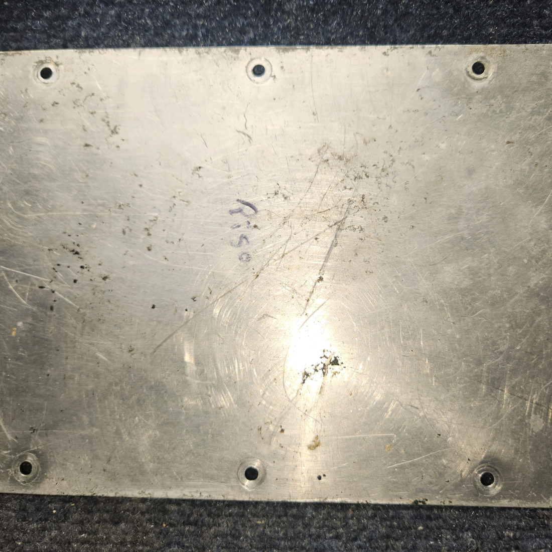 Used aircraft parts for sale, 63287-000 Piper PA28-140 Center Rear Top Tunnel Plate