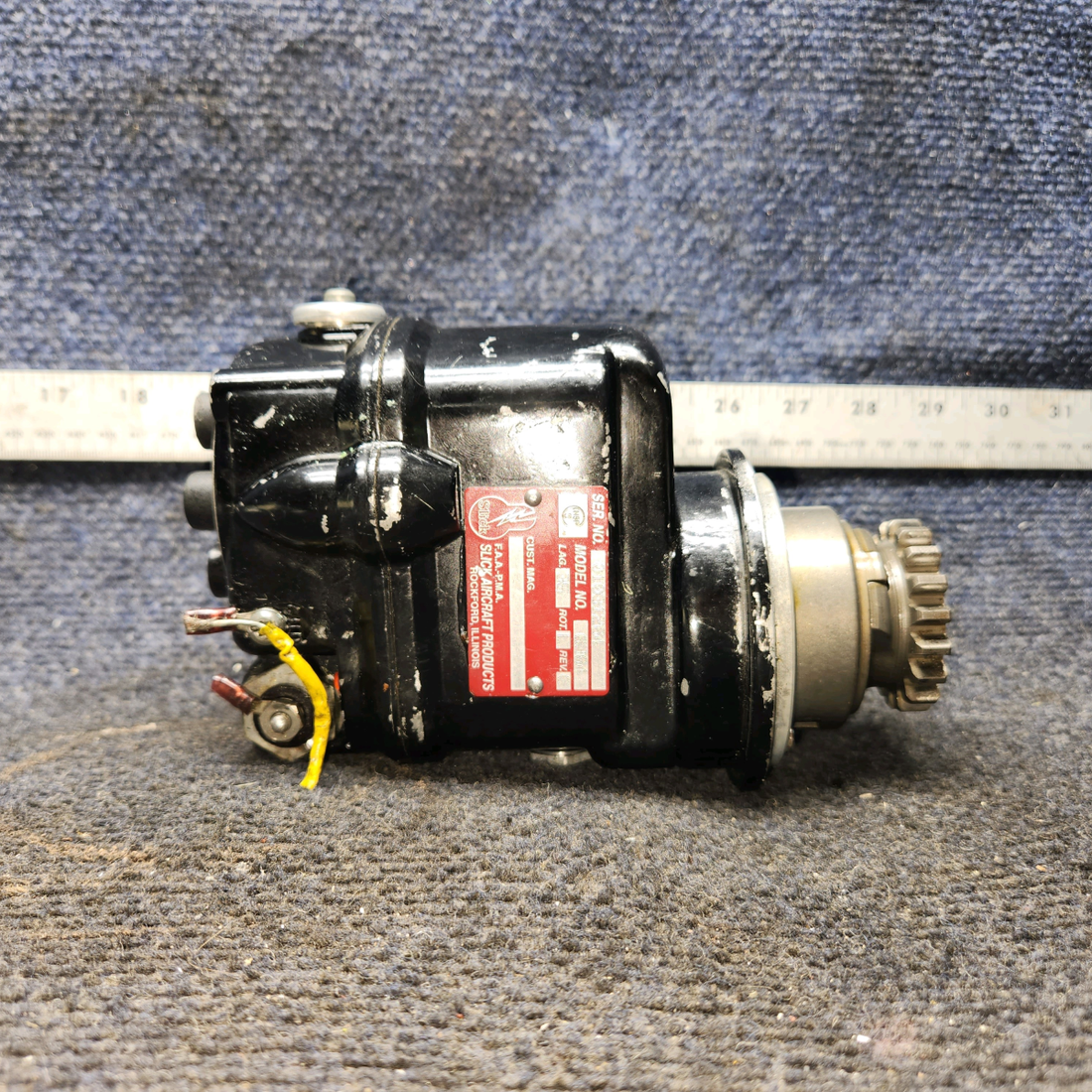 Used aircraft parts for sale, 6364 Slick 6364 Cessna 172 Magneto with Impulse and Gear