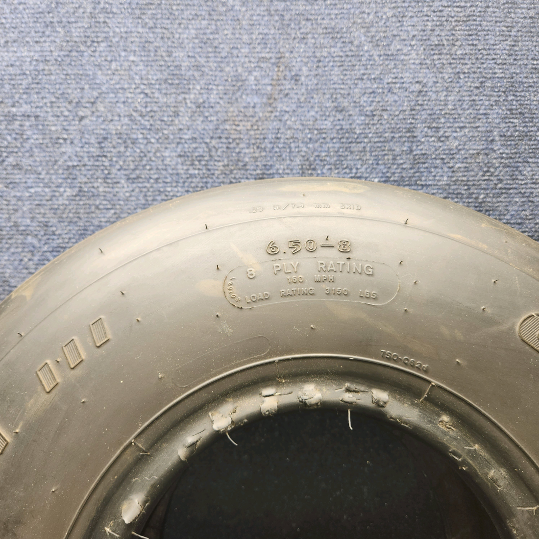Used aircraft parts for sale, 6.50X8 Goodyear BEECHCRAFT 95-55B Flight Custom III 6.50X8 8 Ply