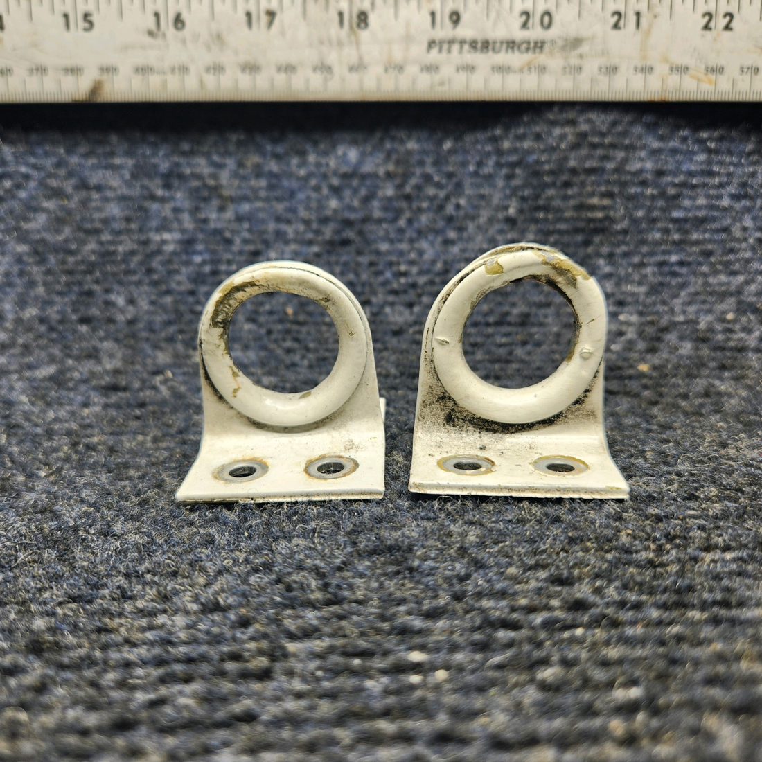 Used aircraft parts for sale, 35-115232 Beechcraft A24R Beech Wing Tie Down - SET OF TWO