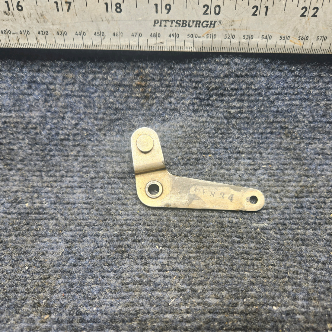 Used aircraft parts for sale, 58-420061-1 Beechcraft F33A CABIN DOOR BELLCRANK ASSY