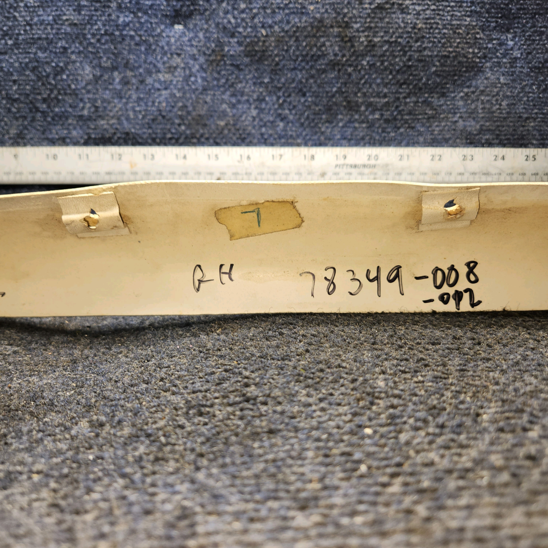 Used aircraft parts for sale, 78349-008 Piper PA32RT-300 Middle Right Window Trim Cover - RH