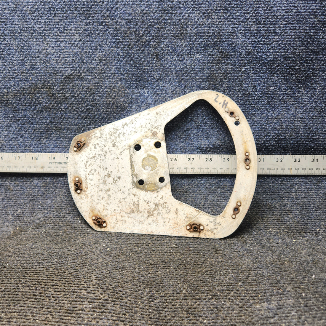 Used aircraft parts for sale, 1441010-27 Cessna 172F Wheel Fairing Mounting Plate - LH
