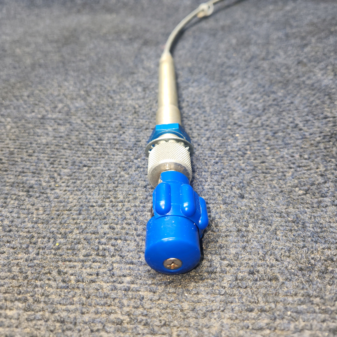 Used aircraft parts for sale, 169-940013-21 Beechcraft A24R Propeller Control Cable VERNIER (Length: 49-3/4") PLASTIC IS BROKE-SEE PHOTOS.