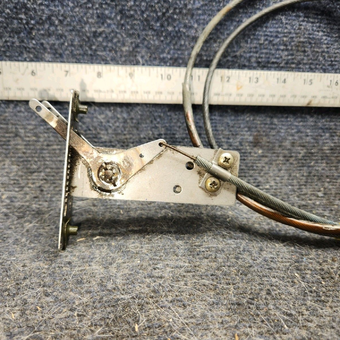 Used aircraft parts for sale, 66980-000 piper PA-28-181 Cabin Heat Control Assembly w/ Cables