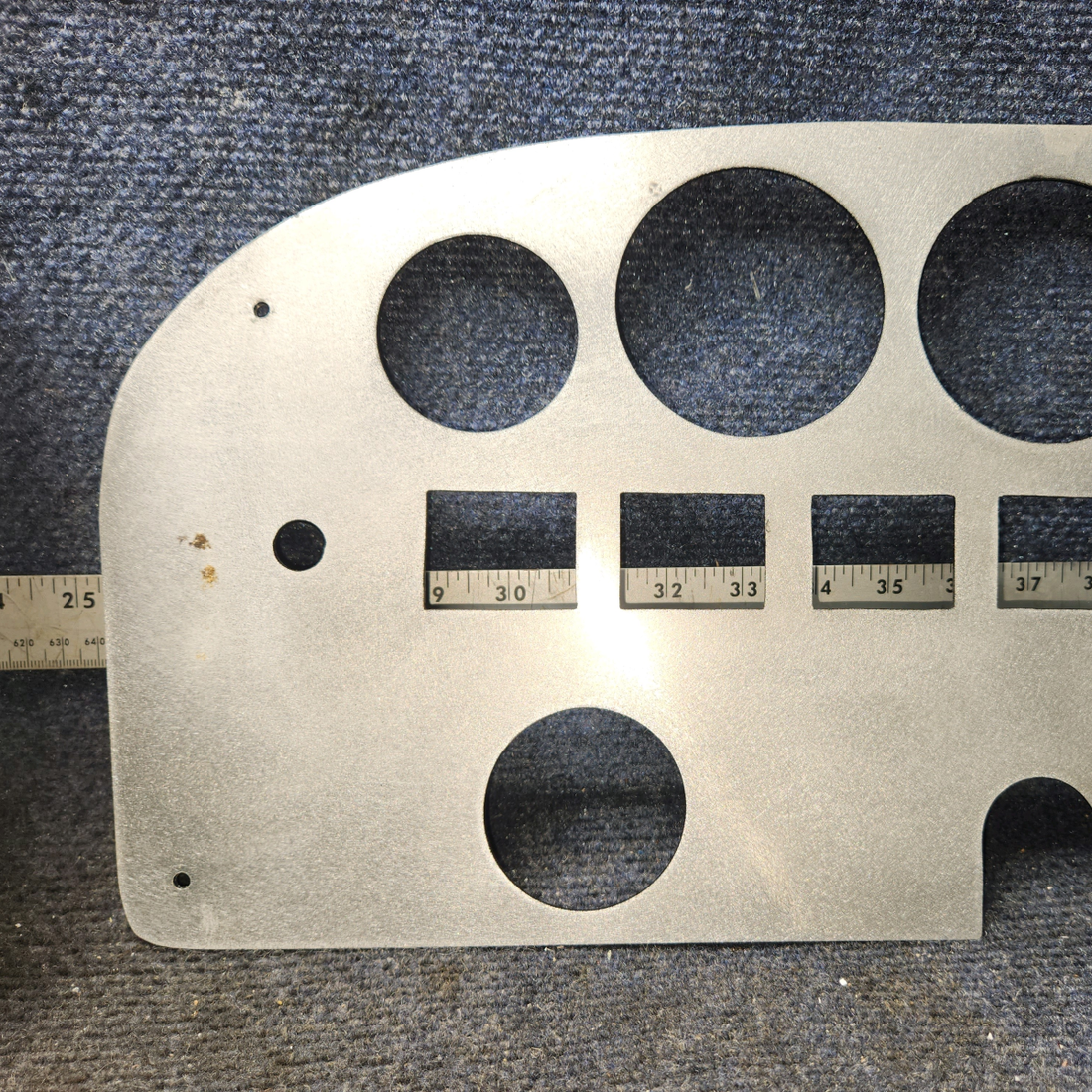Used aircraft parts for sale, 0513316-3 Cessna 172E Instrument Shock Panel Cover