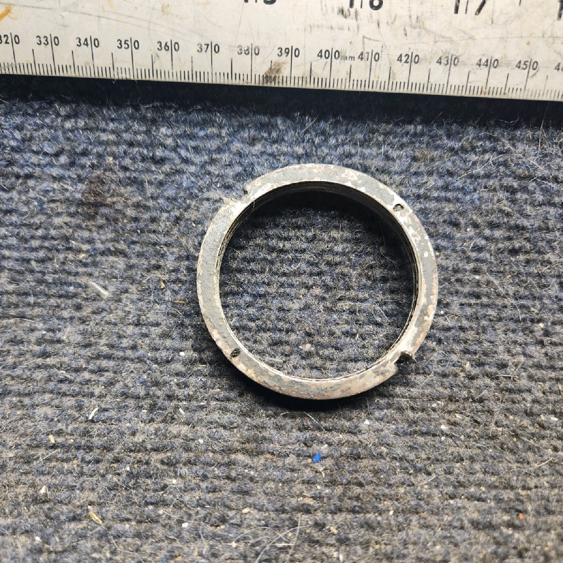 Used aircraft parts for sale, 13071-000 piper PA-28-181 Nose Gear Oleo Retaining Collar