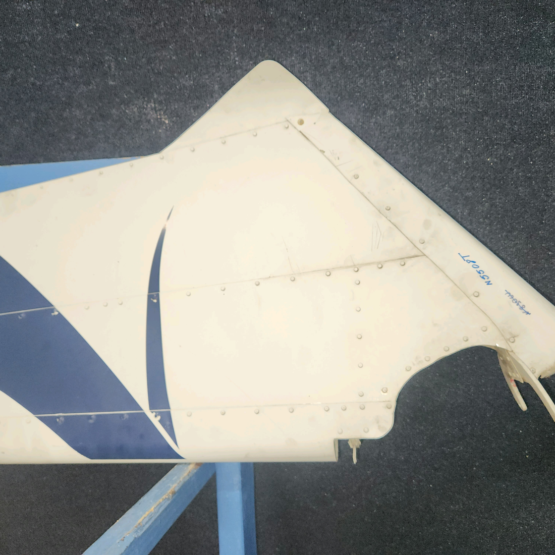 Used aircraft parts for sale, 0531006-66 Cessna 172E Rudder Assembly (Core)
