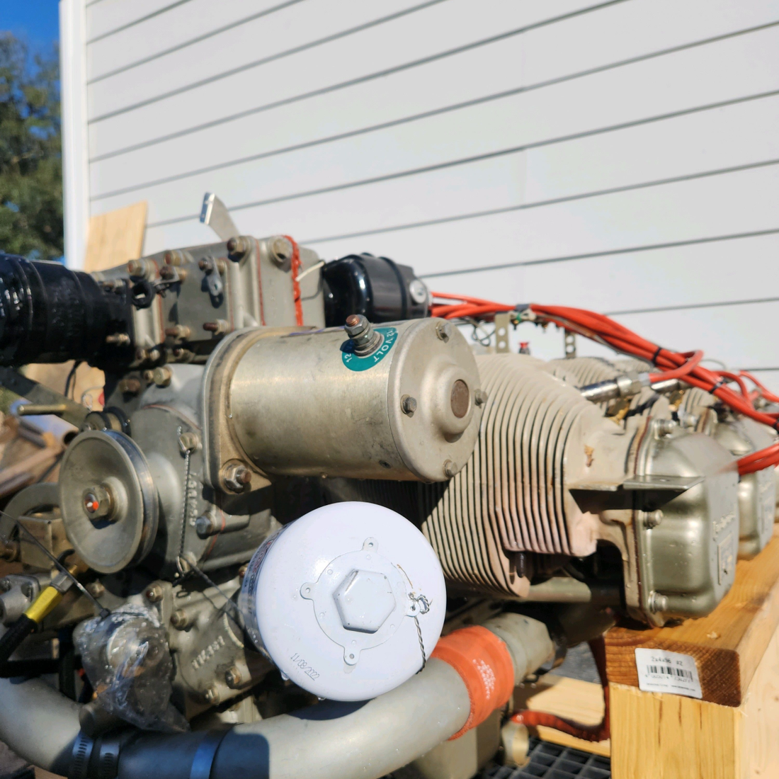 Used aircraft parts for sale, IO-470-J Continental IO-470 Beechcraft 35-33 Aircraft Engine