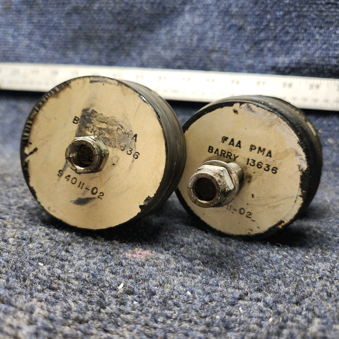 Used aircraft parts for sale, 94011-02, 94011-20 Barry Piper PA28-140 Engine Mounts Set