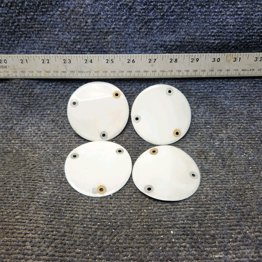 Used aircraft parts for sale, S225-3 Cessna 172E Flap Inspection Cover Plate - Set of 4